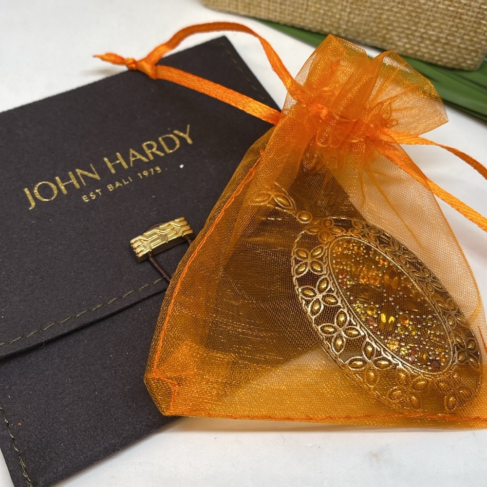 John Hardy Batu Kawung Silver 18K Enhancer Pendant - Picture 15 of 16